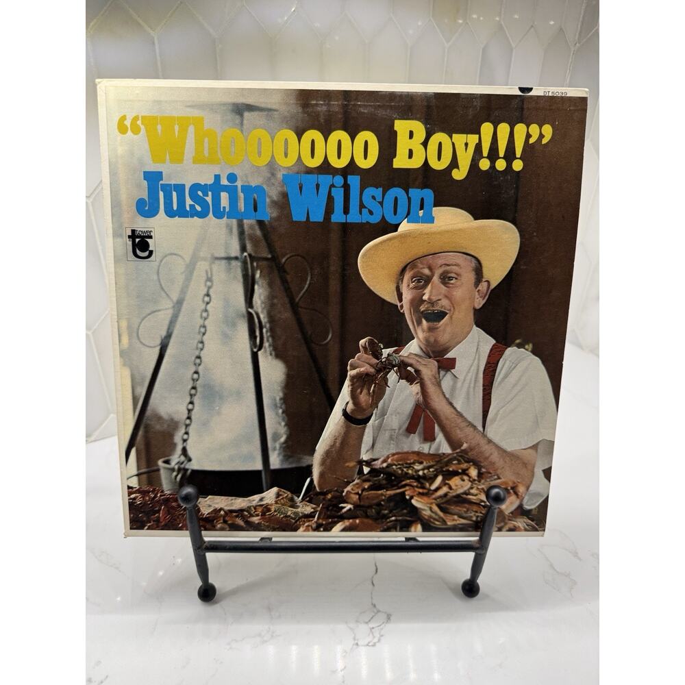 JUSTIN WILSON Whoooooo Boy!!! LP Tower‎ DT-5039 1967 Stereo COMEDY
